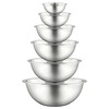 Nutrichef Stainless Steel Mixing Bowl Set NCMB6PC